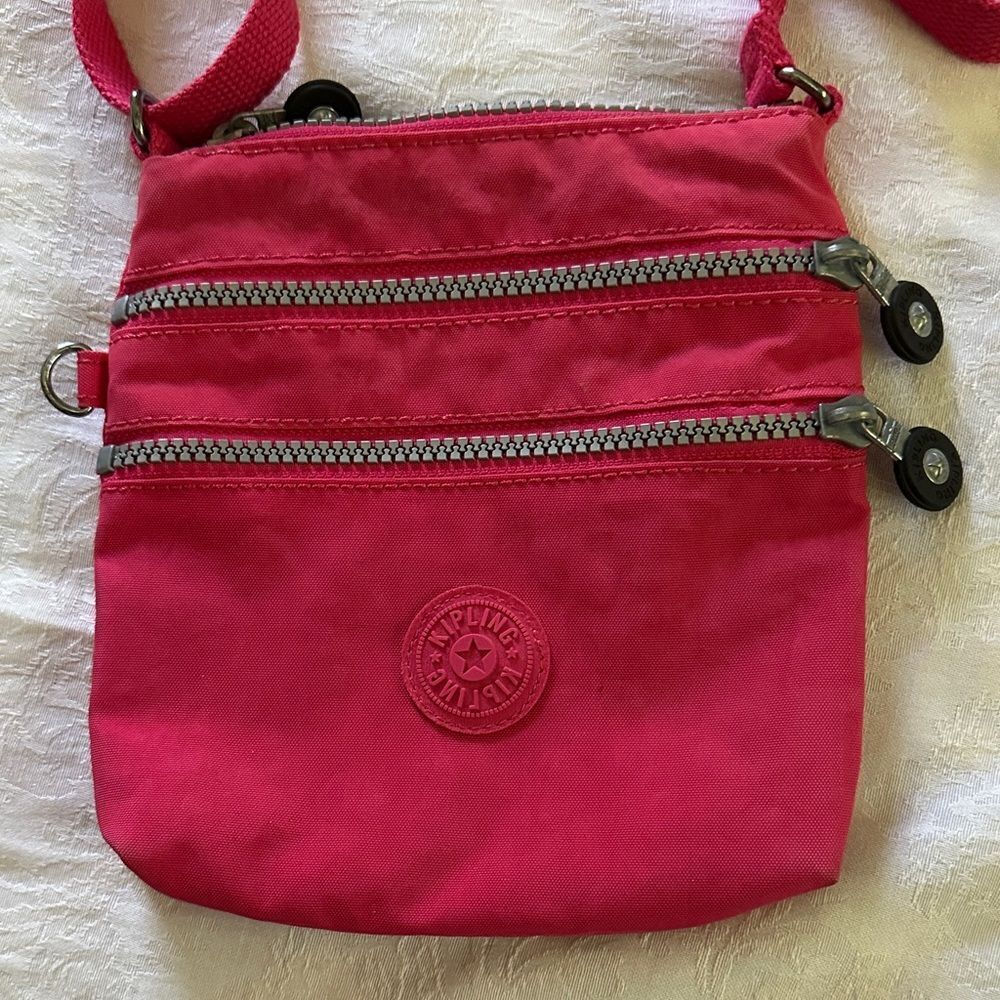 Kipling Fuchsia Crossbody Bag Purse